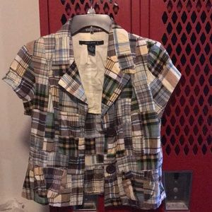 Larry Levine Short sleeve blazer